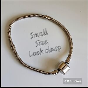 CHARM Bracelet Starter Snake  Bracelet  6.87 inches